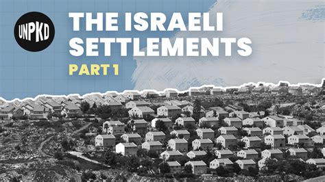 What Are The Israeli Settlements Settlements Part 1 • Unpacked For