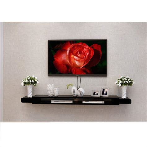 Buy Floating Tv Unit Tv Cabinet Floating Shelf Black Floating Wall