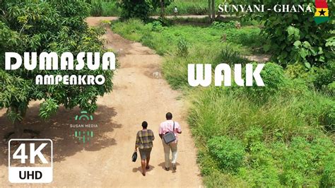 Sunyani Dumasua Ampenkro Walk Tour in the Bono Region Ghana 4K - YouTube