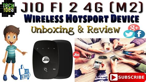 JioFi 2 4G M2 Reliance WiFi Hotspot Device Unboxing Review