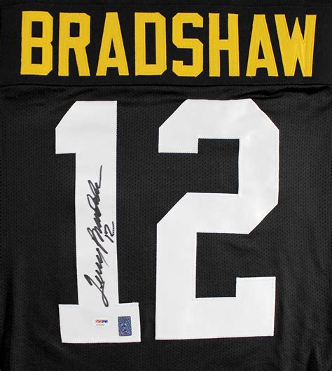 Terry Bradshaw Autographed Pittsburgh Steelers Custom Jersey