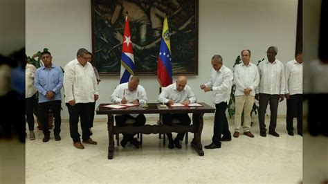 Psuv Y Pcc Firmaron Acuerdo De Cooperaci N