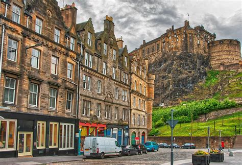 Street In Edinburgh Scotland Fondo De Pantalla Hd Fondo De