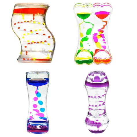 Liquid Motion Timer Set Sensory 4 Types Sensory Toy Warehouse