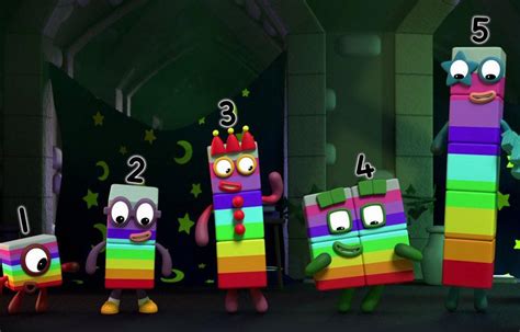 Rainbow Numberblocks 1-5 by alexiscurry on DeviantArt