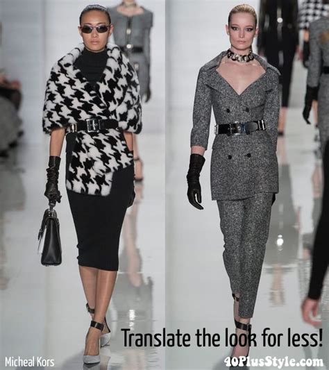 How To Wear Houndstooth Copying A Runway Look