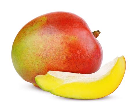 Ripe Mango Fruit With Slice Stock Image Image Of Exotic Healthy