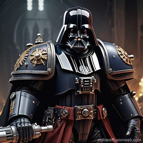 Darth Vader Warhammer K Space Marine Stable Diffusion Online