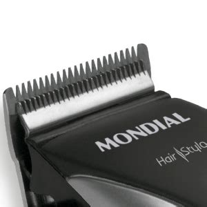 Cortador De Cabelos Mondial Hair Stylo V Preto Prata Cr