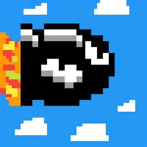 Pixilart Bullet Bill By Retrofog