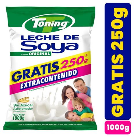 Leche Toning Polvo Soya Integral Natural Gr