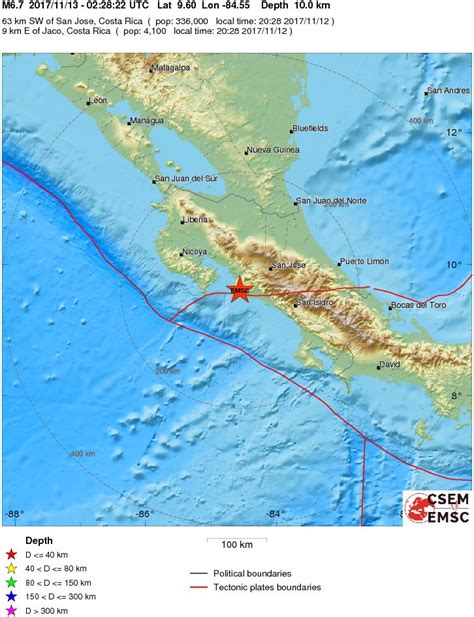 Cutremur Puternic Cu Magnitudinea De 6 7 Grade In Costa Rica Cutremur Net