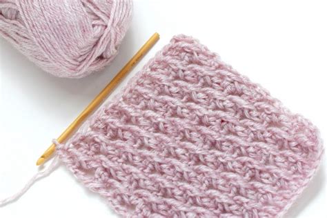 Raised Ripple Crochet Stitch Photo Tutorial Brilliant Life Hacks