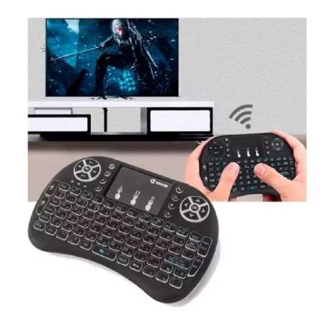 Mini Teclado Inalámbrico Airmouse Android Smart Tv Iluminado Generico