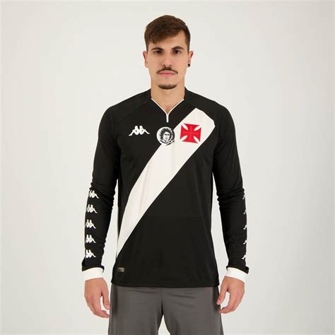 Camisa Kappa Vasco I Manga Longa Dinamite Eterno Futfanatics