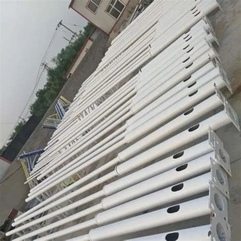 Outdoor Stainless Steel Light Pole Aluminum Alloy Street Light Pole