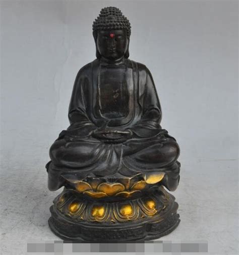 S Chinese Buddhism Fane Bronze Gilt Sakyamuni Shakyamuni Tathagata