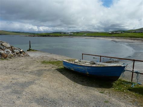 The Pier And Beach Melby Sandness Ruth Sharville Geograph