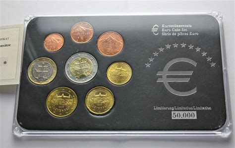 Kursm Nzensatz Slowakei Euro Coin Set Ma Shops