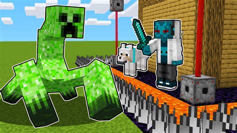 Mutant Creeper Vs Nejzabezpe En J Z Kladna Minecraft Youtube