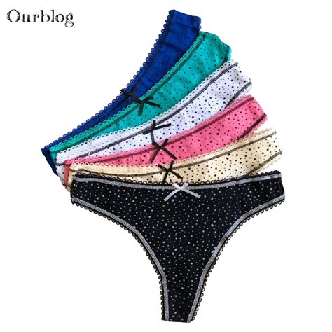 Ourblog Womens Sexy G Strings Thongs Strings Woman Cotton Underwear Lingerie Ladies Panties