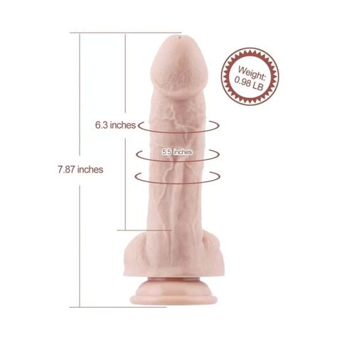 Hismith Dual Density Realistic Dildo With Kliclok System For