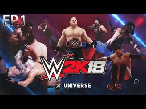 WWE 2K18 Universe Mode Season 1 EP 1 RAW WWE 2K18 Gameplay PS4