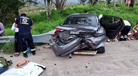 Tráiler embiste a siete vehículos en Autopista del Sol Cambio de