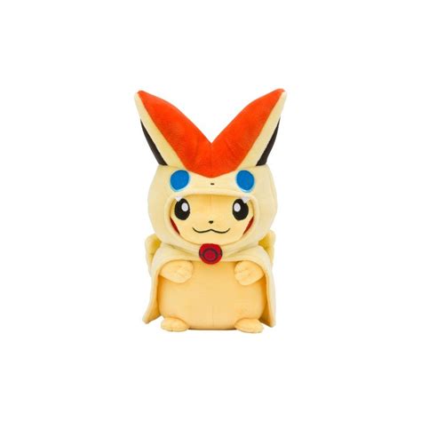 Plush Victini Poncho Pikachu Meccha Japan