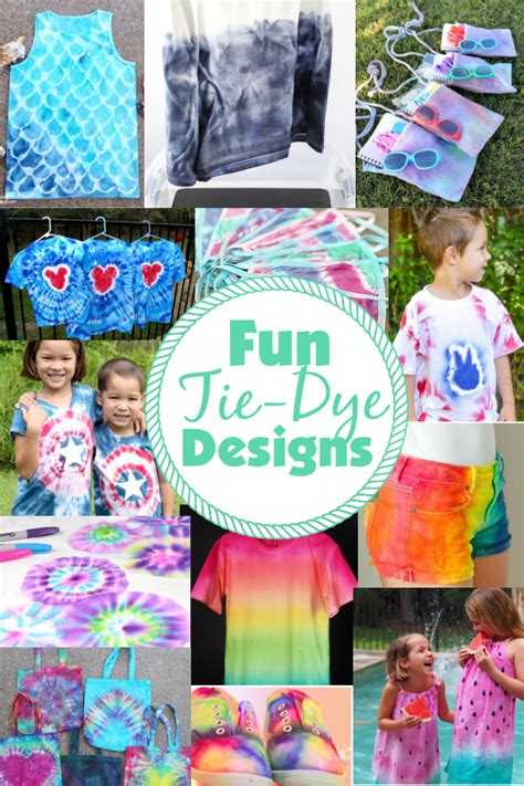 30+ Tie Dye Designs for Cool Tie Dye Patterns • Kids Activities Blog