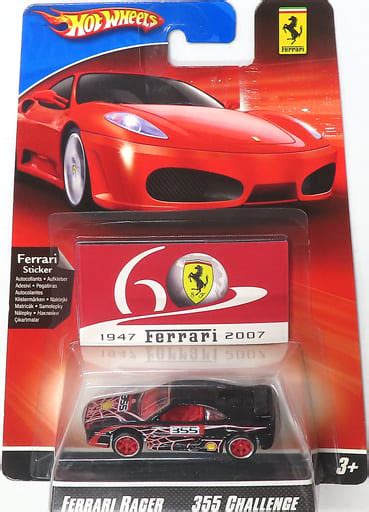 駿河屋 1 64 FERRARI 355 CHALLENGE ブラック Hot Wheels FERRARI RACER L9691 ホットウィールhotwheels