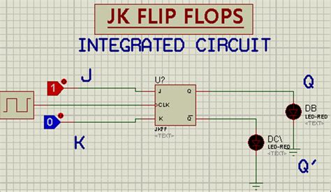 Jk Flip Flop Circuit Diagram In Proteus The Engineering Projects