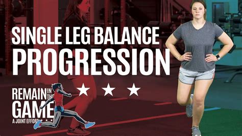 Single Leg Balance Progression Balance Exercise Youtube