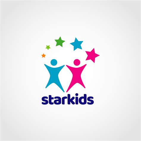 Star Kids Colorful Logo 660324 Vector Art at Vecteezy