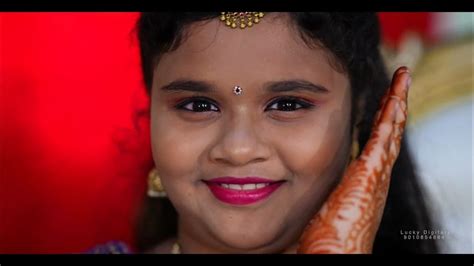 Rayapudi Bhavya Sree Half Saree Ceremony Youtube