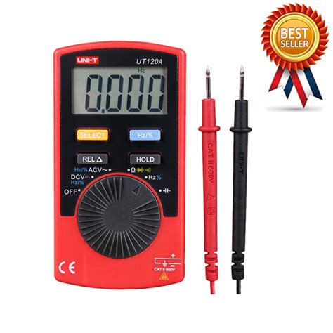 Uni T Ut120a Handheld Digital Multimeter 4000 Count Display Auto Range