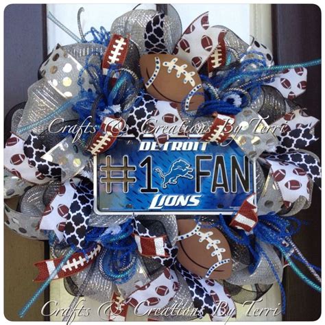 Pin By Lori Pellerito Deslippe On For The Home Football Wreath