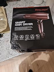 Xpoliman Blow Dryer With Diffuser Watt Professional Salon Ionic