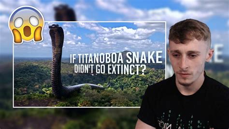 Reacting To What If Titanoboa Snake Didn T Go Extinct Youtube