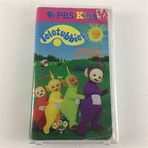 Pbs Kids Teletubbies Vhs Tape Dance With The Teletubbies Vintage 1998