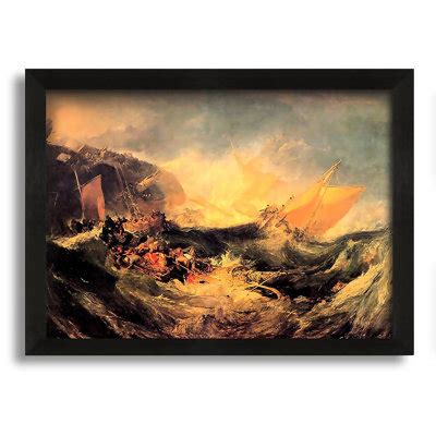 Longshore Tides Joseph Mallord Turner Wreck Of A Transport Ship By J M