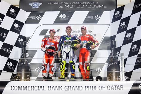 Rossi Wins 2015 Debut Race In Qatar Ducati Blows Competition Away