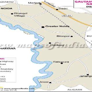 Hydrogeological map of Gautam Buddha Nagar, U.P | Download Scientific Diagram