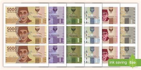 Indonesian Money Bank Notes Currency Banknotes Rupiah Rp