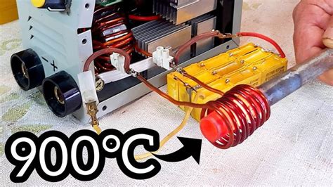 Calentador de INDUCCIÓN MAGNETICA con una Soldadora Inverter De forma