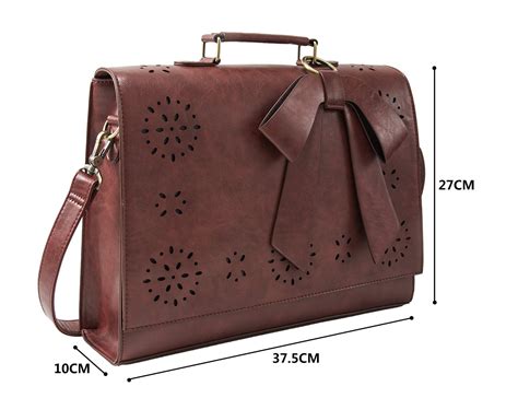 Ecosusi Borsa A Tracolla Donna Borsa Messenger Vintage Per Laptop