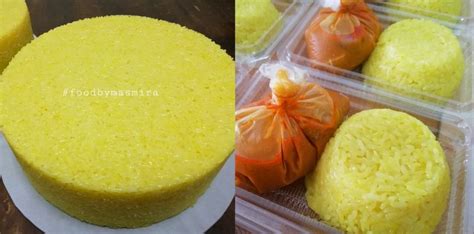 resepi pulut kuning  kukus   lembut elok cantik merelit