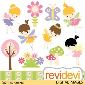 Clip Art Cute Spring Fairies Girls Garden Fairy Clipart Clipart