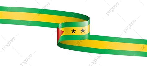 Sao Tome And Principe National Flag Vector Africa Illustration Png