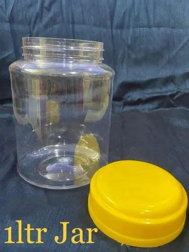 Transparent Round Pet Plastic Ghee Packaging Jar Weight Gm Size